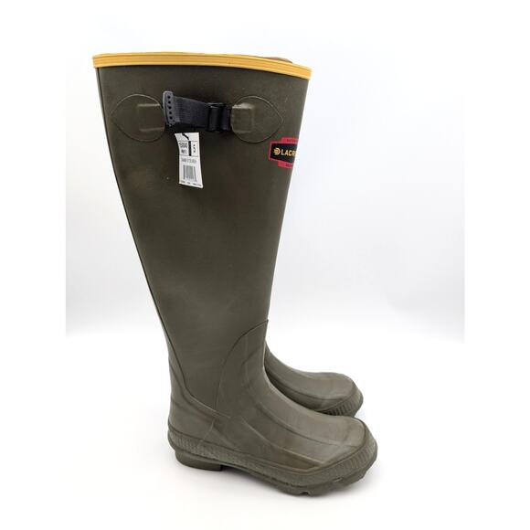 LaCrosse Grange 18" Waterproof Rubber Hunting Boot Men's Green Size US5 - Picture 3 of 10